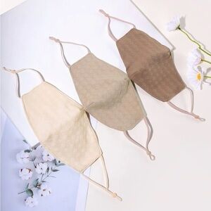 3pcs Geo Print Face Covering